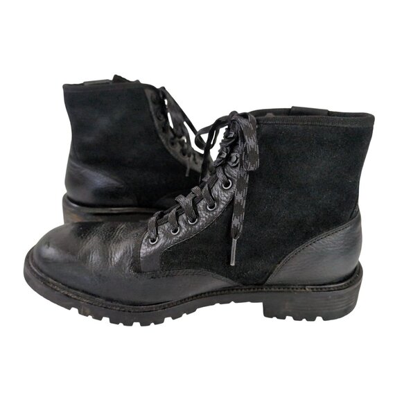 Cole Haan Grand OS Ankle Boot Mens 9 Black Leather Grunge Punk Rocker Edgy Urban